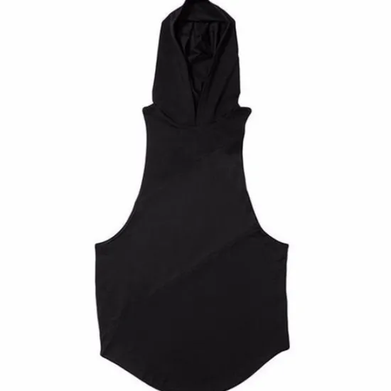 Best OUKU Men's Tank Top Vest Top Undershirt Sleeveless Hoodie Sleeveless Hooded Summer Patchwork Stylish Casual Muscle Vacation Athleisure Going out Black White Red Top Tee for Men