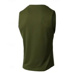 Hot OUKU Men's Tank Top Vest Top Undershirt Sleeveless Shirt Sleeveless Crew Neck Summer Plain Fashion Designer Basic Vacation Street Going out Black White Wine Top Tee for Men