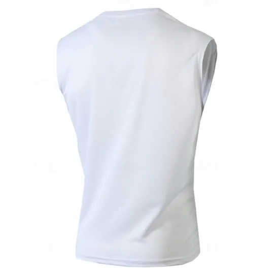 OUKU Men's Tank Top Vest Top Undershirt Sleeveless Shirt Sleeveless Crew Neck Summer Plain Fashion Designer Basic Vacation Street Going out Black White Wine Top Tee for Men