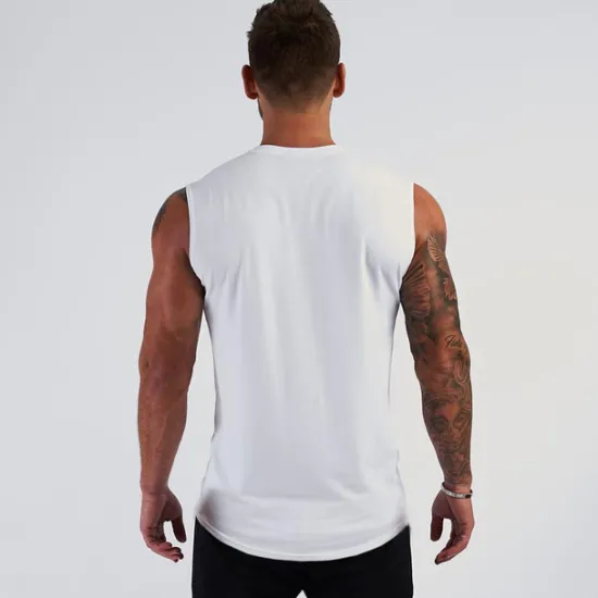 Hot OUKU Men's Tank Top Vest Top Undershirt Sleeveless Shirt Sleeveless V Neck Summer Plain Sports Fashion Lightweight Vacation Casual Holiday Black White Army Green Top Tee for Men