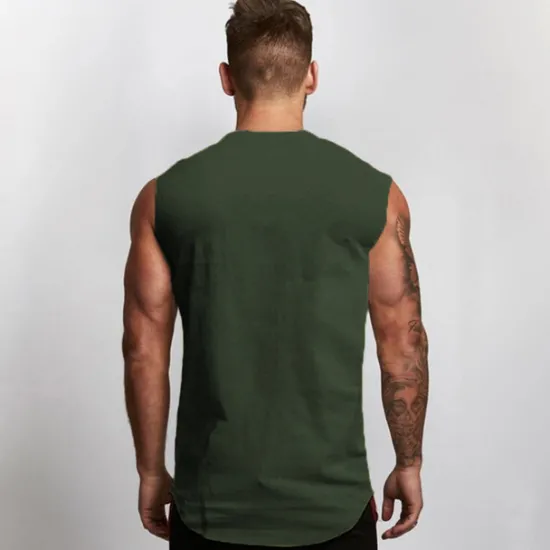 Hot OUKU Men's Tank Top Vest Top Undershirt Sleeveless Shirt Sleeveless V Neck Summer Plain Sports Fashion Lightweight Vacation Casual Holiday Black White Army Green Top Tee for Men
