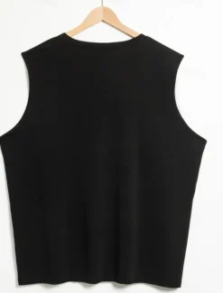 Best OUKU Men's Tank Top Vest Top Undershirt Sleeveless Shirt Sleeveless Deep U Summer Plain Fashion Designer Muscle Outdoor Going out Gym Black White Gray Top Tee for Men