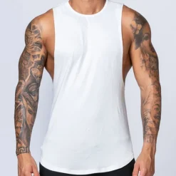 Clearance OUKU Men's Tank Top Vest Top Undershirt Sleeveless Crew Neck Summer Plain Stylish Classic Muscle Vacation Sport Daily Black White Wine Top Tee for Men