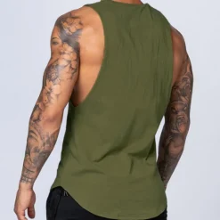 Clearance OUKU Men's Tank Top Vest Top Undershirt Sleeveless Crew Neck Summer Plain Stylish Classic Muscle Vacation Sport Daily Black White Wine Top Tee for Men