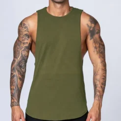 Clearance OUKU Men's Tank Top Vest Top Undershirt Sleeveless Crew Neck Summer Plain Stylish Classic Muscle Vacation Sport Daily Black White Wine Top Tee for Men
