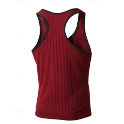 Online OUKU Men's Tank Top Vest Top Undershirt Sleeveless Shirt Sleeveless Crew Neck Summer Color Block Pit Strip Fashion Designer Basic Quick Dry Vacation Street Going out Black White Wine Top Tee for Men