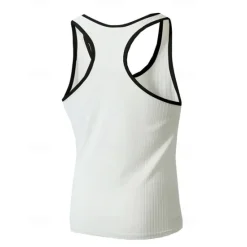 Online OUKU Men's Tank Top Vest Top Undershirt Sleeveless Shirt Sleeveless Crew Neck Summer Color Block Pit Strip Fashion Designer Basic Quick Dry Vacation Street Going out Black White Wine Top Tee for Men