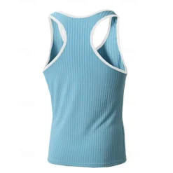 Online OUKU Men's Tank Top Vest Top Undershirt Sleeveless Shirt Sleeveless Crew Neck Summer Color Block Pit Strip Fashion Designer Basic Quick Dry Vacation Street Going out Black White Wine Top Tee for Men