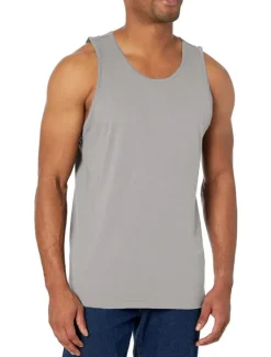 Best OUKU Men's Tank Top Vest Top Undershirt Sleeveless Shirt Sleeveless Crew Neck Summer Plain Fashion Streetwear Muscle Sports & Outdoor Athleisure Gym Black White Yellow Top Tee for Men