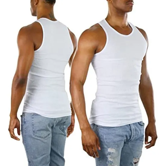 New OUKU Men's Tank Top Vest Top Undershirt Sleeveless Shirt Sleeveless Crew Neck Summer Plain Fashion Designer Muscle Athleisure Going out Gym Black Wine Blue Top Tee for Men
