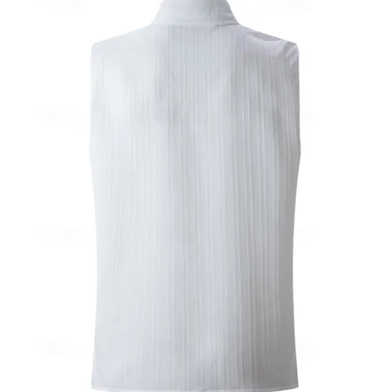 OUKU Men's Tank Top Vest Top Undershirt Sleeveless Shirt Sleeveless Shirt Collar Summer Plain Fashion Designer Vacation Street Going out Black White Red Top Tee for Men
