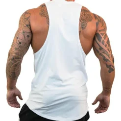 Best OUKU Men's Tank Top Vest Top Undershirt Sleeveless Crew Neck Summer Plain Fashion Muscle Workout Vacation Sport Daily Black White Blue Top Tee for Men