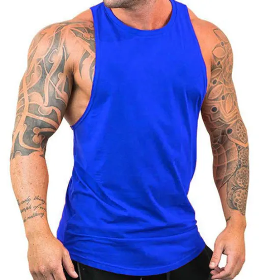 Best OUKU Men's Tank Top Vest Top Undershirt Sleeveless Crew Neck Summer Plain Fashion Muscle Workout Vacation Sport Daily Black White Blue Top Tee for Men