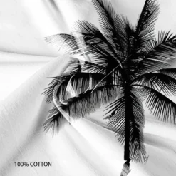 Best OUKU Men's Tank Top Vest Top Undershirt Short Sleeve Crew Neck Spring & Summer Graphic Coconut Tree Fashion Hawaiian Casual Print Street Daily Beach Top Tee for Men White