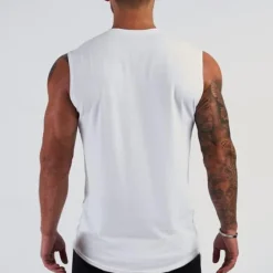 Clearance OUKU Men's Tank Top Vest Undershirt Sleeveless Shirt Sleeveless V Neck Summer Plain Fashion Classic Comfortable Street Casual Sports Black White Royal Blue Top Tee for Men