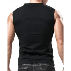 Clearance OUKU Men's Tank Top Vest Undershirt Sleeveless Shirt Sleeveless V Neck Summer Plain Fashion Classic Comfortable Street Casual Sports Black White Royal Blue Top Tee for Men