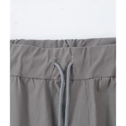 Outlet OUKU Men's Tapered pants Trousers Casual Pants Pocket Drawstring Elastic Waist Plain Comfort Sports Outdoor Daily Fashion Casual ArmyGreen Black Micro-elastic