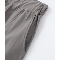 Outlet OUKU Men's Tapered pants Trousers Casual Pants Pocket Drawstring Elastic Waist Plain Comfort Sports Outdoor Daily Fashion Casual ArmyGreen Black Micro-elastic