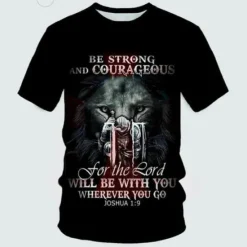 Discount OUKU Men's Templar Cross Graphic Prints Soldier T Shirt Christian T Shirts Short Sleeve T shirt 3D Print Crew Neck Shirt Vintage Sports Designer Outdoor Street Daily Black / Gray Black+Black Black Summer