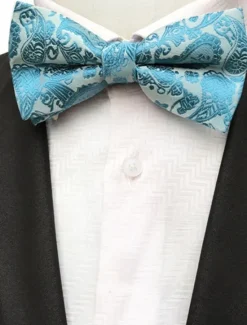 New OUKU Men's Ties Bow Tie Work Wedding Gentleman Jacquard