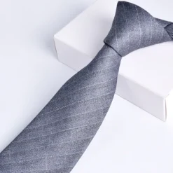 OUKU Men's Ties Neckties Classic Stripe Wedding Birthday Party