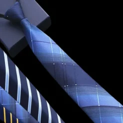 Discount OUKU Men's Ties Neckties Stripes and Plaid Formal Evening Wedding Party Festival