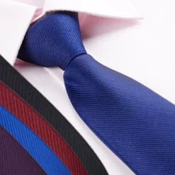 OUKU Men's Ties Neckties Stripes and Plaid Formal Evening Festival