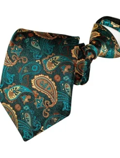 Online OUKU Men's Ties Neckties Work Print Formal Business