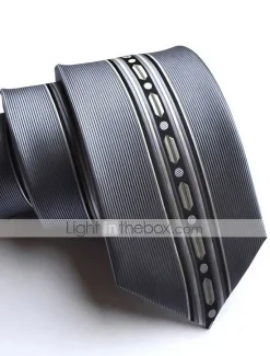 Clearance OUKU Men's Ties Neckties Work Striped Formal Business