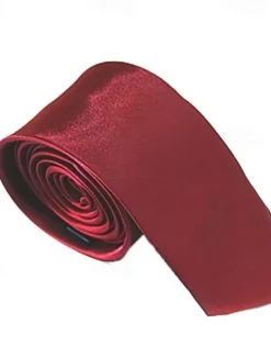 OUKU Men's Ties Neckties Work Wedding Gentleman Solid Colored Formal Business