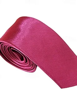 OUKU Men's Ties Neckties Work Wedding Gentleman Solid Colored Formal Business