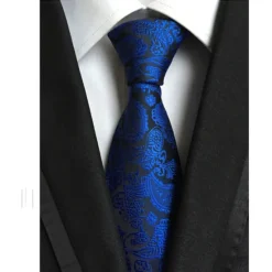 Best OUKU Men's Ties Neckties Work Wedding Gentleman Formal Style Modern Style Jacquard Fashion Jacquard Formal Business Formal Evening