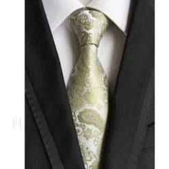 Best OUKU Men's Ties Neckties Work Wedding Gentleman Formal Style Modern Style Jacquard Fashion Jacquard Formal Business Formal Evening