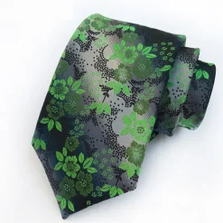New OUKU Men's Ties Neckties Work Wedding Gentleman Jacquard Fashion Print Floral Formal Business