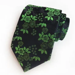 New OUKU Men's Ties Neckties Work Wedding Gentleman Jacquard Fashion Print Floral Formal Business