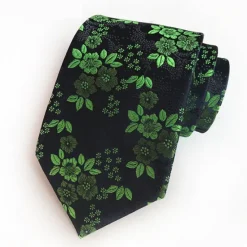 New OUKU Men's Ties Neckties Work Wedding Gentleman Jacquard Fashion Print Floral Formal Business
