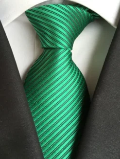 Best OUKU Men's Ties Neckties Work Wedding Gentleman Striped Formal Business