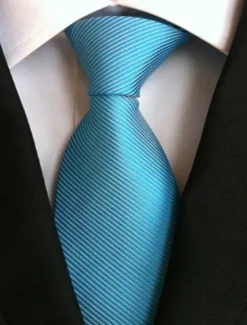 Best OUKU Men's Ties Neckties Work Wedding Gentleman Striped Formal Business