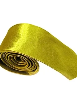 Discount OUKU Men's Ties Neckties Work Wedding Gentleman Solid Colored Formal Business