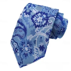 Outlet OUKU Men's Ties Neckties Work Wedding Gentleman Formal Style Modern Style Classic Fashion Jacquard Formal Business Formal Evening