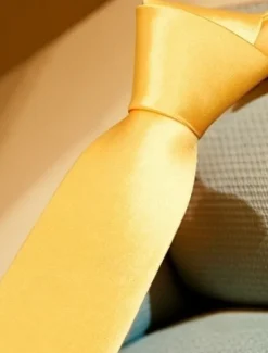 New OUKU Men's Ties Office / Business Classic Solid / Plain Color Formal Evening Daily Wear Date