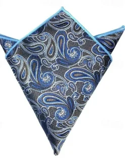 Outlet OUKU Men's Ties Pocket Squares Work Wedding Gentleman Jacquard