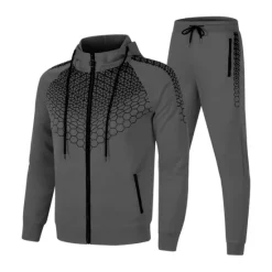 Best OUKU Men's Tracksuit Sweatsuit 2 Piece Full Zip Casual Winter Long Sleeve Thermal Warm Breathable Moisture Wicking Fitness Gym Workout Running Sportswear Activewear Navy Black White