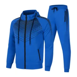 Best OUKU Men's Tracksuit Sweatsuit 2 Piece Full Zip Casual Winter Long Sleeve Thermal Warm Breathable Moisture Wicking Fitness Gym Workout Running Sportswear Activewear Navy Black White