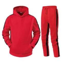 Sale OUKU Men's Tracksuit Sweatsuit 2 Piece Street Winter Long Sleeve Thermal Warm Breathable Moisture Wicking Fitness Gym Workout Running Sportswear Activewear Stripes Black Yellow Red