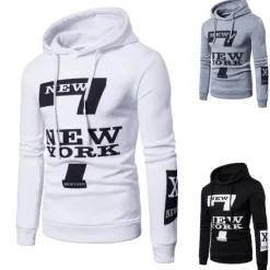 Hot OUKU Men's Tracksuit Sweatsuit 2 Piece Street Long Sleeve Thermal Warm Moisture Wicking Soft Fitness Gym Workout Running Sportswear Activewear White Black Grey / Hoodie / Micro-elastic / Athleisure