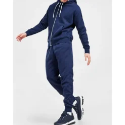 Outlet OUKU Men's Tracksuit Sweatsuit 2 Piece Full Zip Athletic Winter Long Sleeve Thermal Warm Breathable Moisture Wicking Fitness Running Jogging Sportswear Activewear Solid Colored Dark Grey Black White