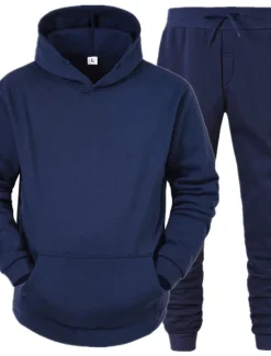 Discount OUKU Men's Tracksuit Sweatsuit Jogging Suits White suit Logo can be customized Black set Light gray + black pants Dark gray + black pants Sports & Outdoor Sportswear Clothing Apparel Hoodies Sweatshirts