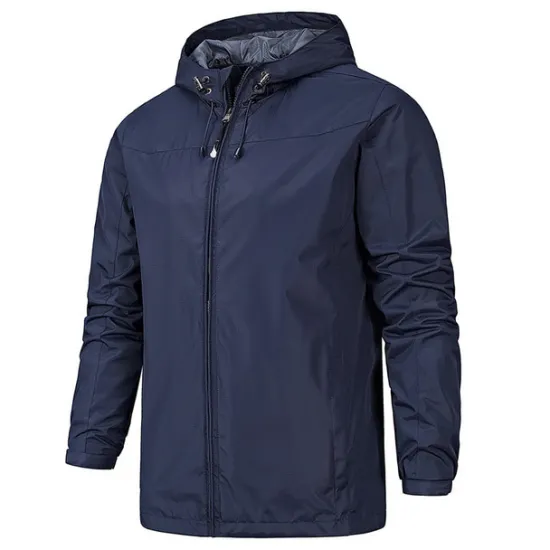 Online OUKU Men's Transition Jacket Camping & Hiking Waterproof Lightweight Hooded All Seasons Solid Color Outdoor Black Army Green Red Dark Navy Blue Jacket