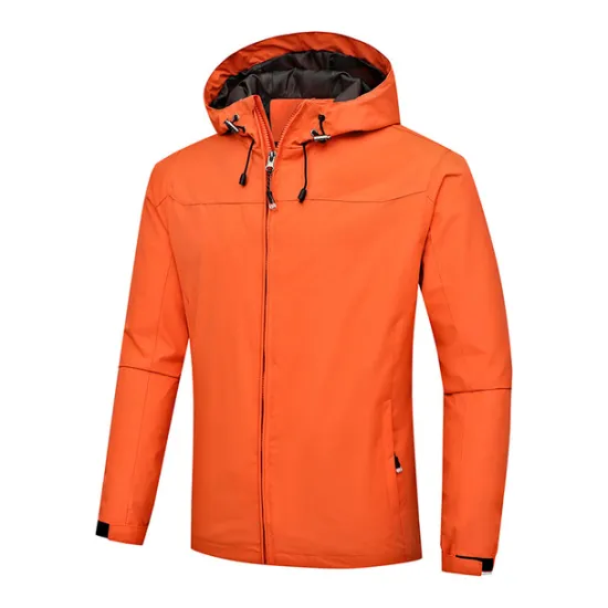 Online OUKU Men's Transition Jacket Camping & Hiking Waterproof Lightweight Hooded All Seasons Solid Color Outdoor Black Army Green Red Dark Navy Blue Jacket